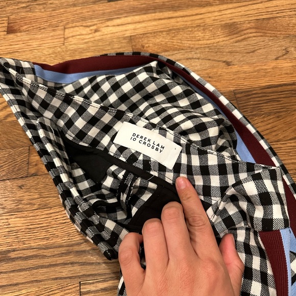 Derek Lam 10 Crosby plaid trousers - Picture 5 of 6